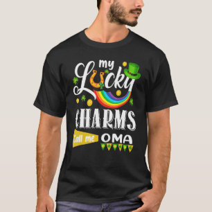 My Lucky Charms Call Me Oma St Patricks Day Shamro T-Shirt