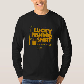 My Lucky Fishing Do Not Wash Funny Fishing T-Shirt