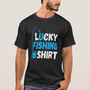 My Lucky Fishing Youth Cool Fishing Quote My Lucky T-Shirt