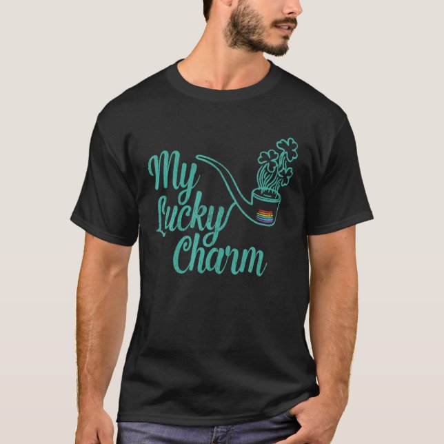 My Lucky LGBT Charm Clover - Gifts LGBT For St Pat T-Shirt (Front)