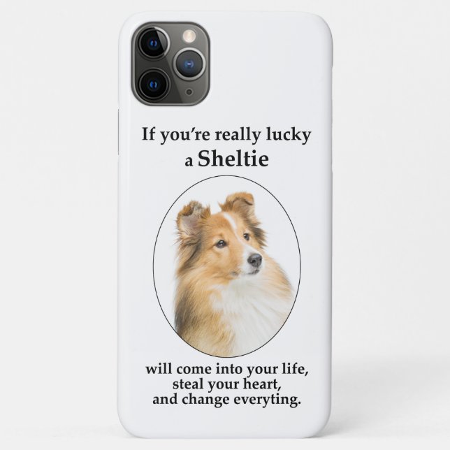 My Lucky Sheltie Case-Mate iPhone Case (Back)