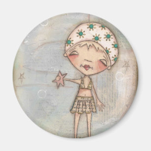 My Lucky Star(fish) -Round Magnet