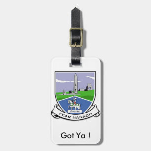 My Luggage Personalized Fermanagh County ID Tag. Luggage Tag