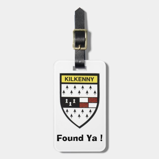 My Luggage Personalized Kilkenny County ID Tag (Front Vertical)