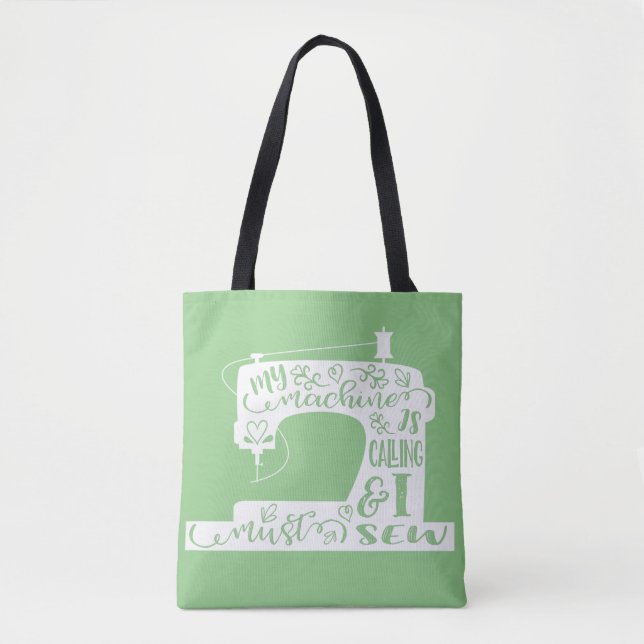 My Machine is Calling Tote Bag (Front)