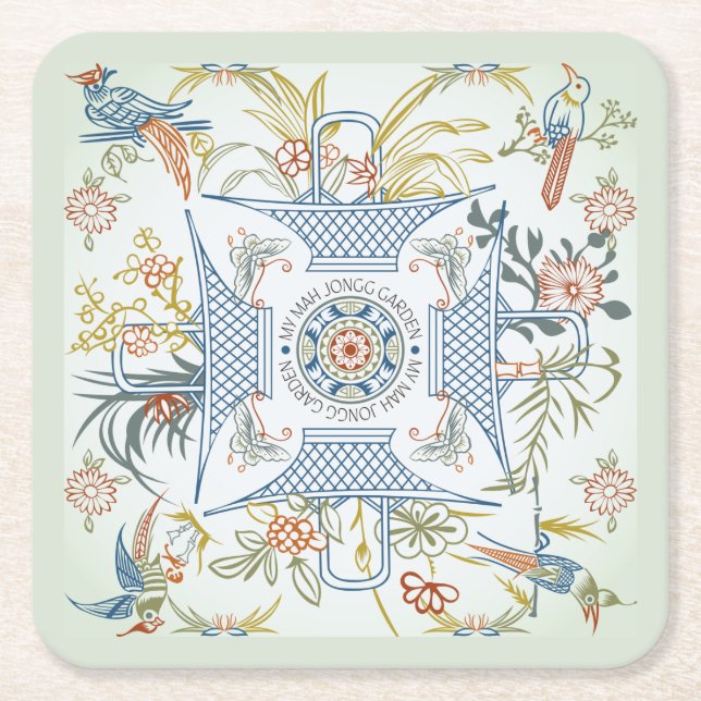 My Mah Jongg Garden Coasters (Front)