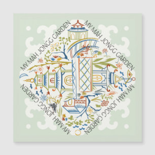 My Mah Jongg Garden Magnetic Card