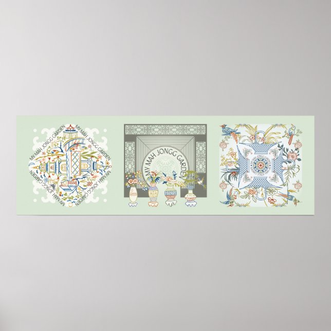 My Mah Jongg Garden Poster (Front)