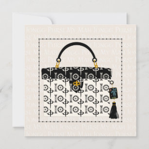 My Mah Jongg Purse Flat Card