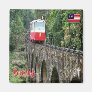 MY - Malaysia - Penang - Hill Funicular Railway Magnet