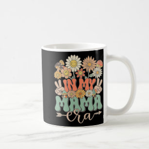 My Mama Era Floral Hippie Groovy Retro Daisy Mothe Coffee Mug