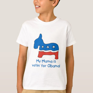 My Mama is Votin' For Obama Kid's Tees