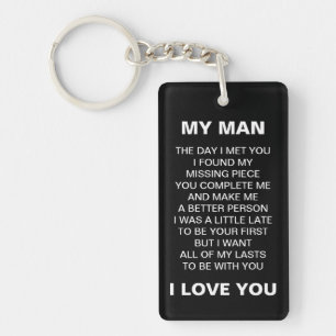 My Man - Missing Piece Key Ring