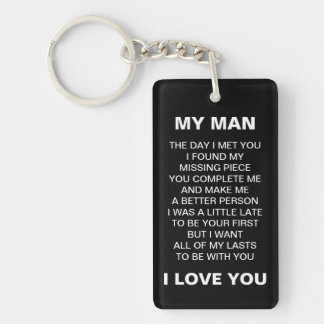 My Man - Missing Piece Key Ring