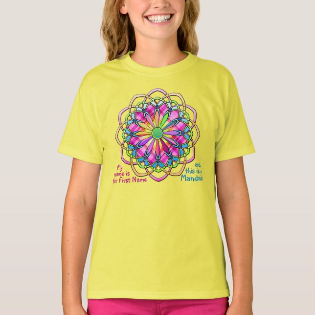 My Mandala (Personalised) T-Shirt (Front)