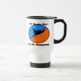 My Manta Ray ate my homework Travel Mug