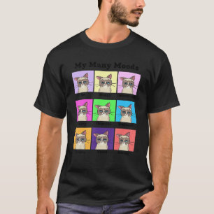My Many Moods Cat T-Shirt