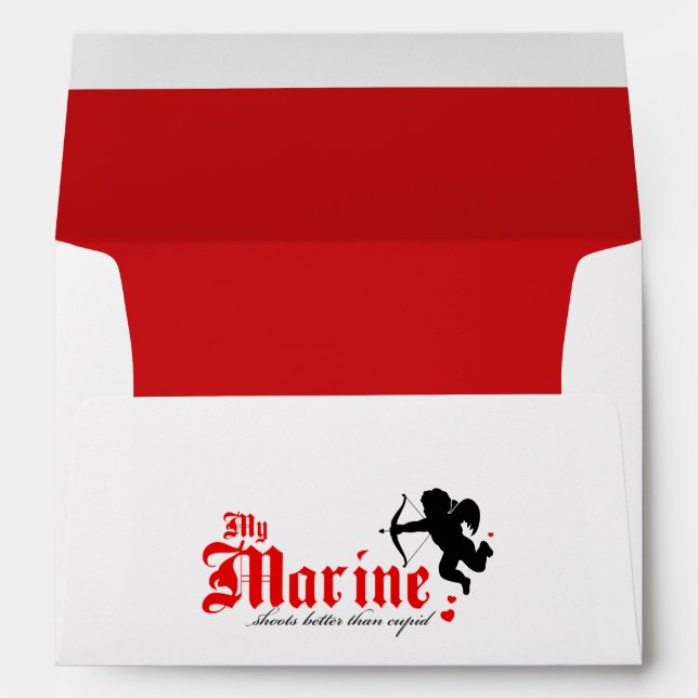 My Marine Shoots Better Than Cupid Envelopes (Back (Bottom))