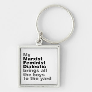 My Marxist Feminist Dialectic Brings all the boys Key Ring