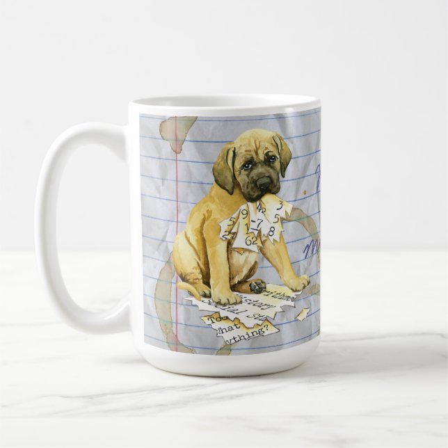 My Mastiff Ate my Lesson Plan Coffee Mug (Left)