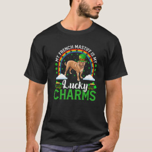 My Mastiff Is My Lucky Charms Mastiff Dog St. Patr T-Shirt