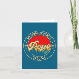 My Me Favorite Call Popo Retro Papa Card