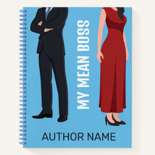 My Mean Boss Book Cover Inspiration Notebook