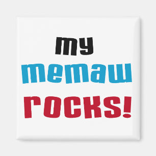 My Memaw Rocks T-shirts and Gifts Magnet