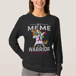 My MEME Is A Warrior Breast Cancer Awareness Unico T-Shirt
