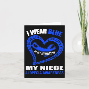 My Memory Of My Niece Alopecia Awareness Card
