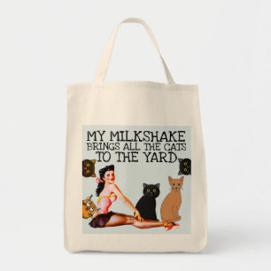 MY MILKSHAKE BRINGS ALL THE CATS TO THE YARD TOTES