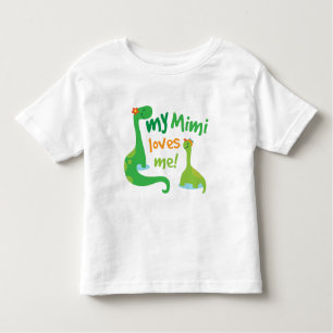 My Mimi Loves Me Dinosaur Toddler T-Shirt