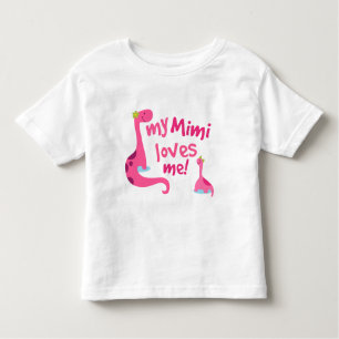 My Mimi Loves Me Dinosaur Toddler T-Shirt