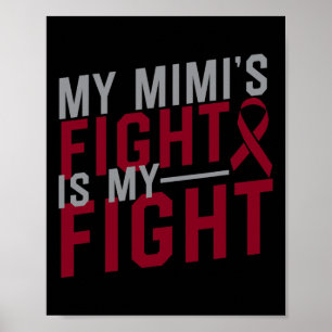 My Mimi's Fight is My Fight Sickle Cell Anaemia Aw Poster