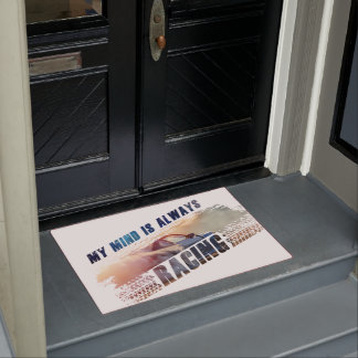 My Mind is Always Racing Men’s & Women’s Car Love Doormat