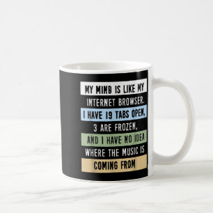 My Mind Is Like A Internet Browser  Coffee Mug