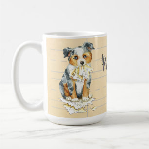 My Mini American Shepherd Ate My Homework Coffee Mug
