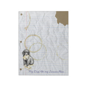 My Miniature Poodle Ate My Lesson Plan Notepad