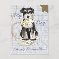 My Miniature Schnauzer Ate My Lesson Plan