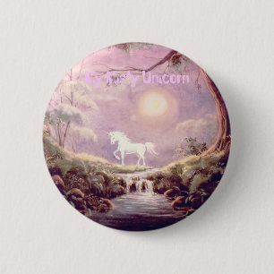 My Misty Unicorn 6 Cm Round Badge