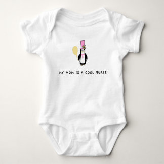 My mom is a cool nurse baby bodysuit