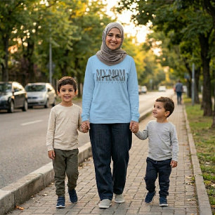 MY MOM MY JANNAH Personalised Gift for Muslim Mum T-Shirt