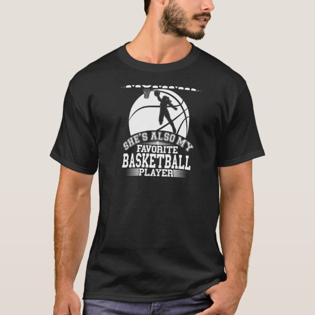 My Momma Is My Favourite Basketball Player Sport D T-Shirt (Front)