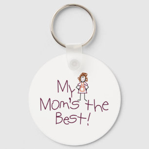 My Moms The Best Key Ring