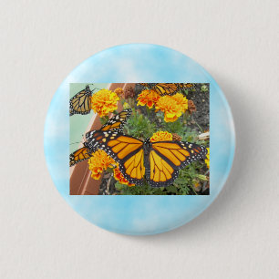 My Monarch Butterflies-button 6 Cm Round Badge