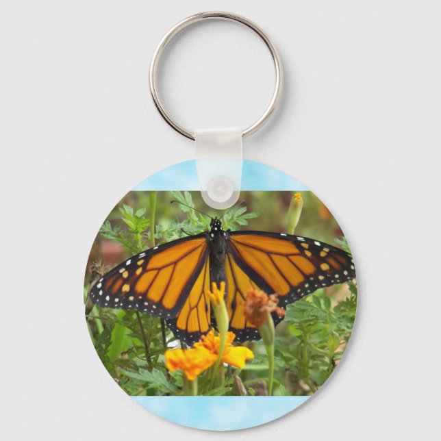 My Monarch Butterfly-keychain Key Ring (Front)