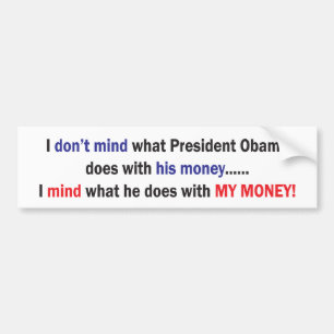 MY-MONEY BUMPER STICKER