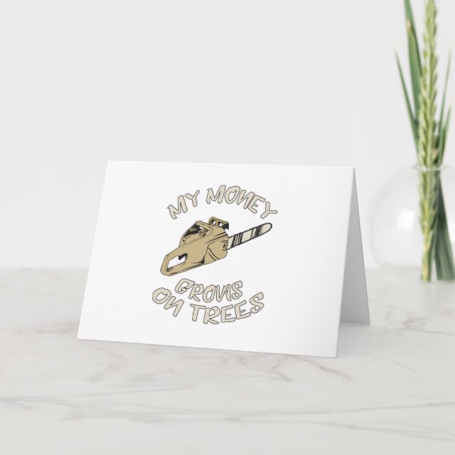 My Money Grows On Trees Card (Front)
