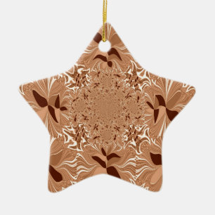 My Morning Coffee Colours Ceramic Ornament