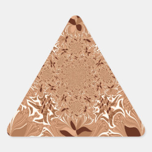 My Morning Coffee Colours Triangle Sticker